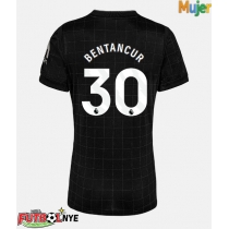 Camiseta Tottenham Hotspur Rodrigo Bentancur #30 Visitante Equipación para mujer 2025-26 manga corta